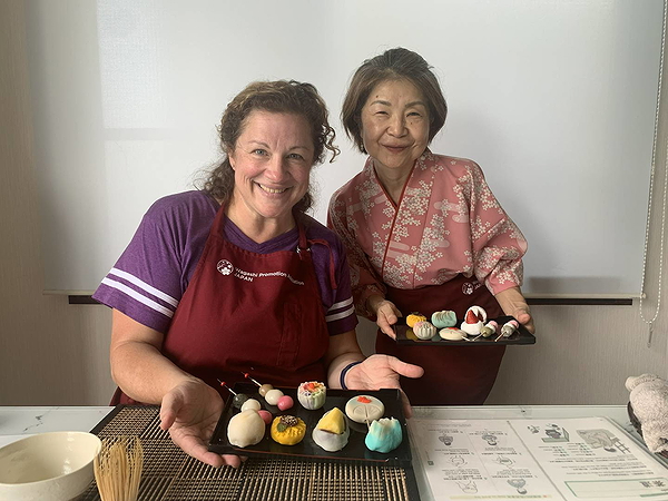 Nerikiri and Mochi Wagashi Making Class in Bunkyo, Tokyo 4
