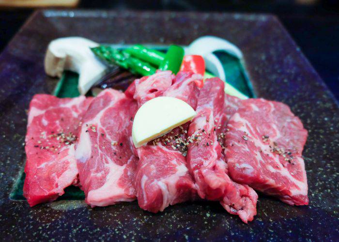 A regional specialty of Beppu: Bungo beef.