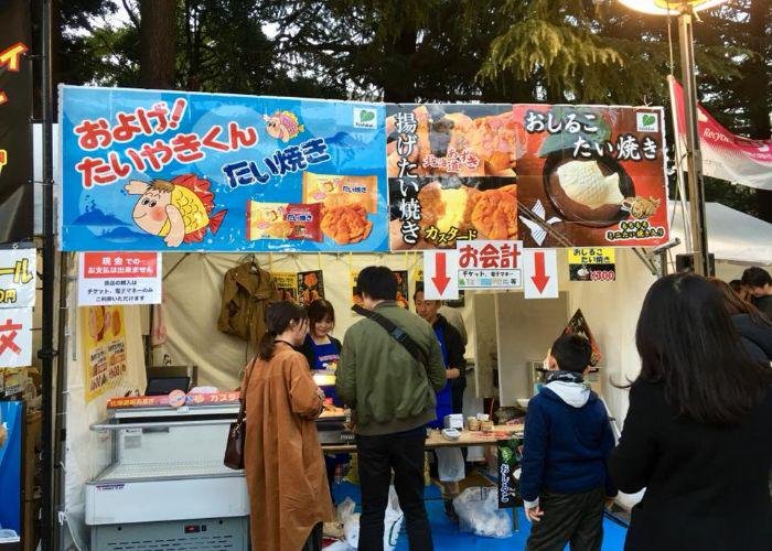 Japan Fisherman Festival food stall