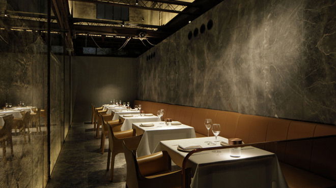 The minimalist, industrial interiors of Japanese Ramen Gokan.