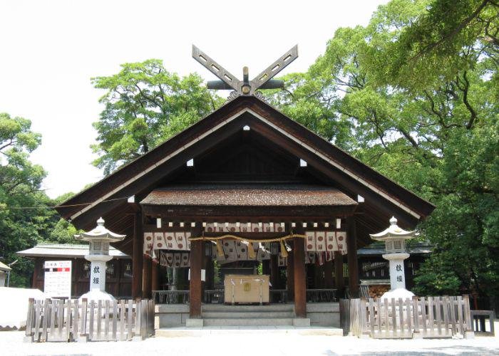 A building of Ootori Taisha Shrine in Osaka