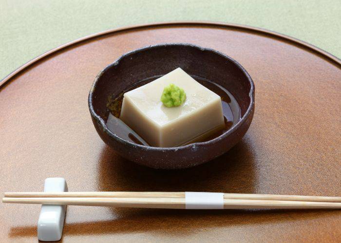 Bowl of goma tofu