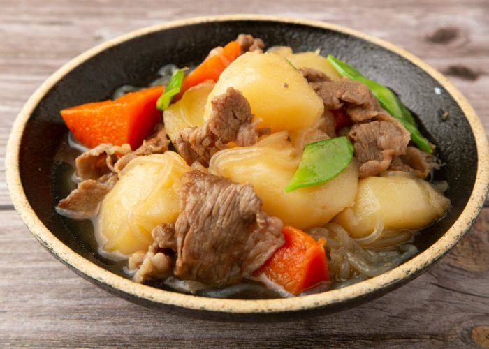 Nikujaga: A warming dish of meat, potatoes and vegetables.