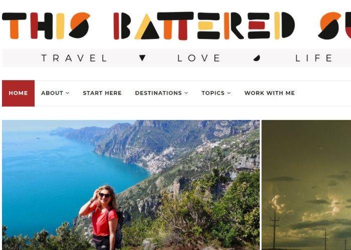 This Battered Suitcase blog homepage