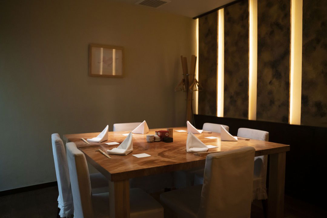 Elegant dining table setup for a multi-course meal