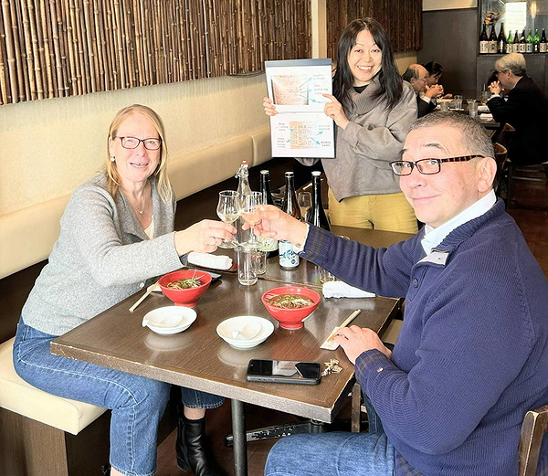 Sake Tasting with Sommelier and Vegan Chinese Lunch in Tokyo 1
