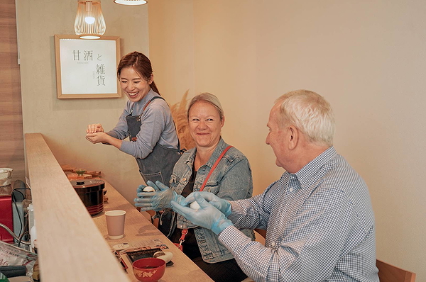 Onigiri Making & Amazake Tasting Workshop Near Tokyo Tower 1
