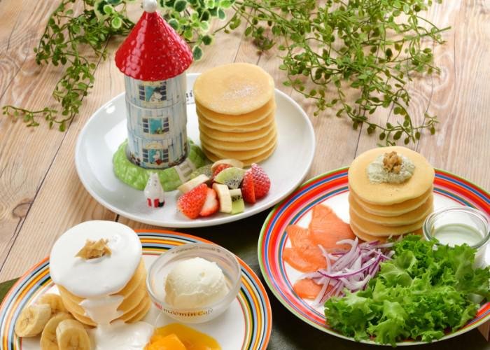 Pancakes from Moomin Cafe & Bakery in Tokyo