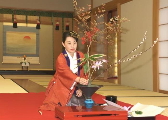 Ikebana the Japanese art of flower arrangements.