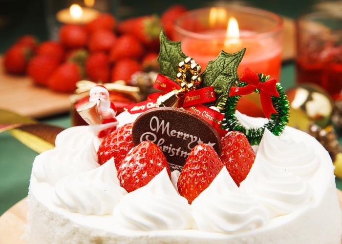 Strawberry sweets buffet - Parisienne confectionaries, Japanese Christmas strawberry cake