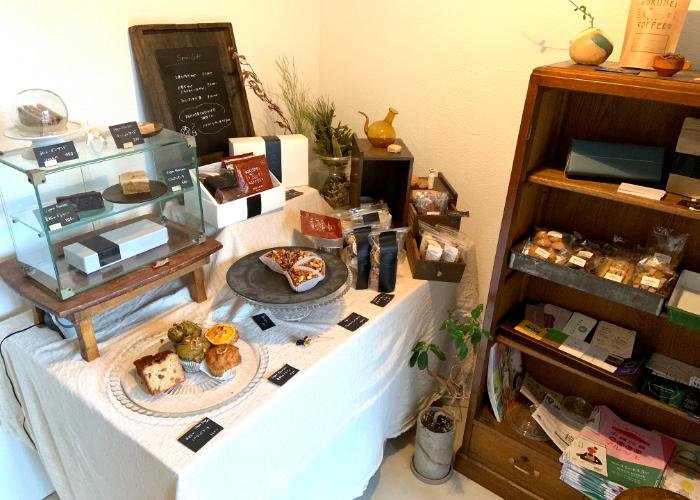 The spread of delicious vegan baked goods at Somi Sweets Vegan Cafe in Nara