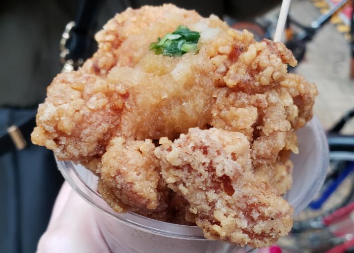 Karaage from Torigane Souten in Osu Kannon Shopping Street