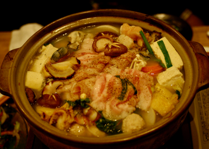 Pot of chanko nabe