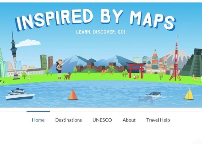 Inspired By Maps' homepage