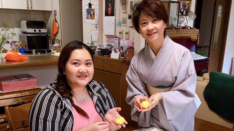 Japanese Tea Ceremony and Wagashi Sweets Making Class 2