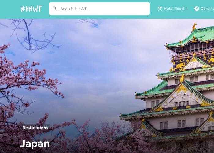Have Halal Will Travel Japan Homepage