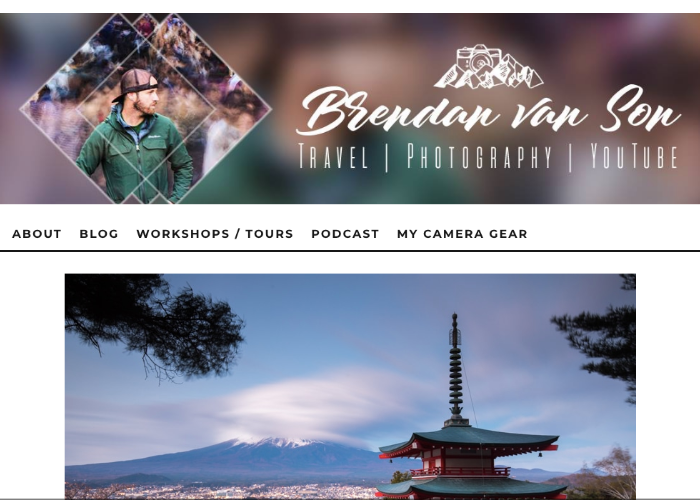 Brendan's Adventures Japan page