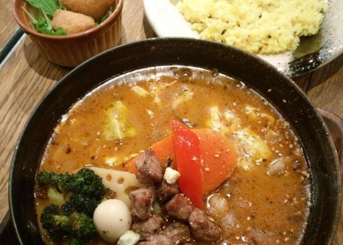 Hokkaido Soup Curry with Vegetables and Meat