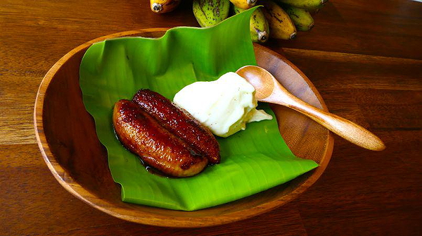Farm to Table in Okinawa: Brown Sugar and Banana Dessert 1