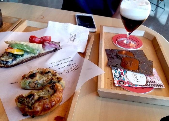 Tarts and open-faced sandwich at Starbucks Reserve Roastery Tokyo