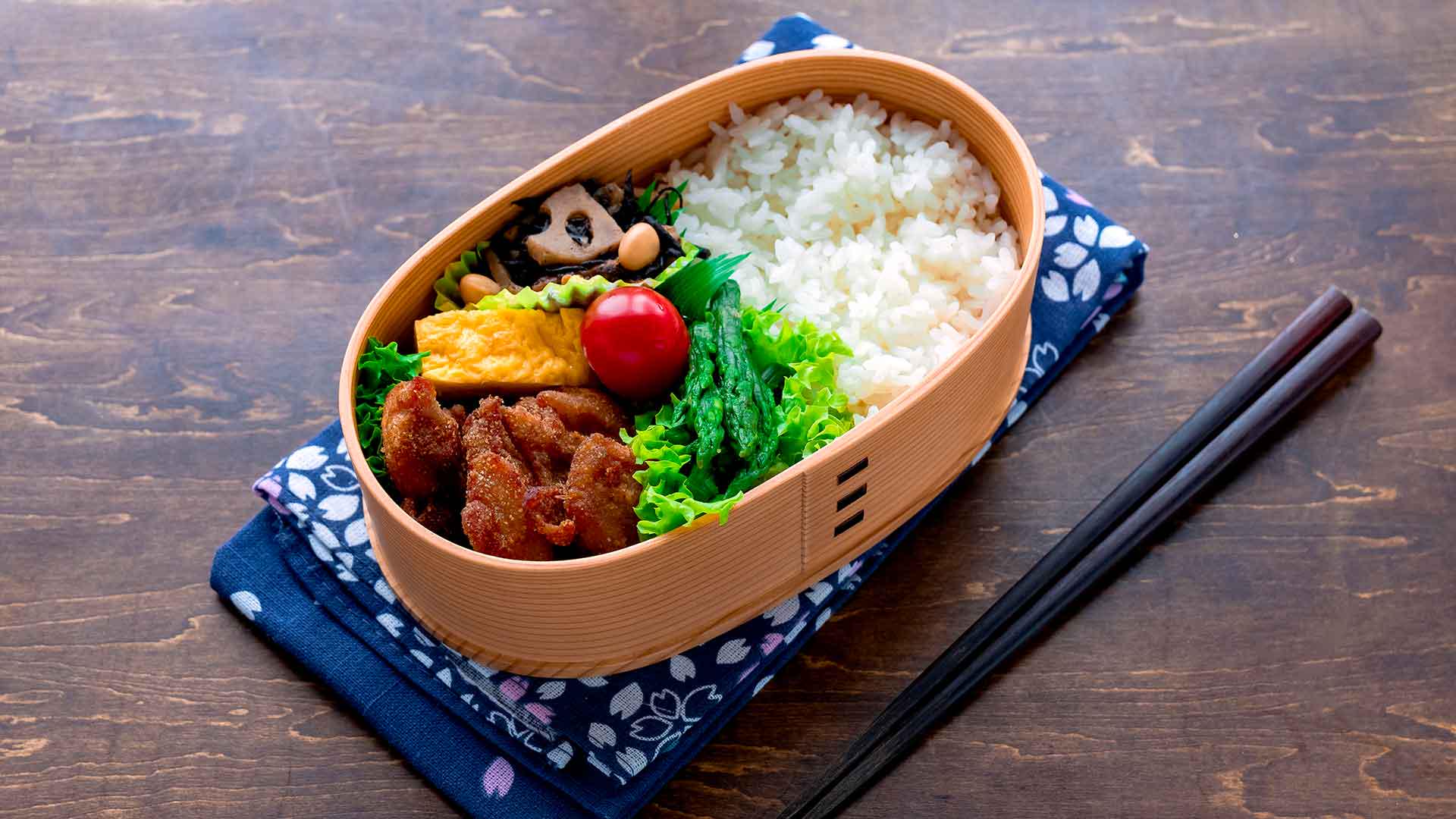 Bento Box Japanese Lunch Box Reusable Chopsticks Rice Sushi